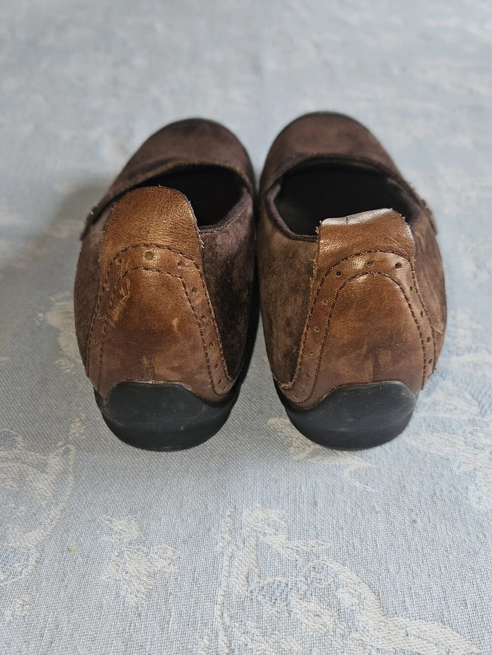 Merrell Brown Suede Mary Jane Flats